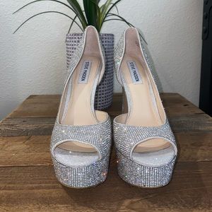 Rhinestone Platform Heels Steve Madden
